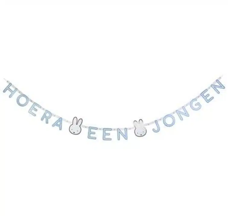 letterslinger baby boy nijntje
