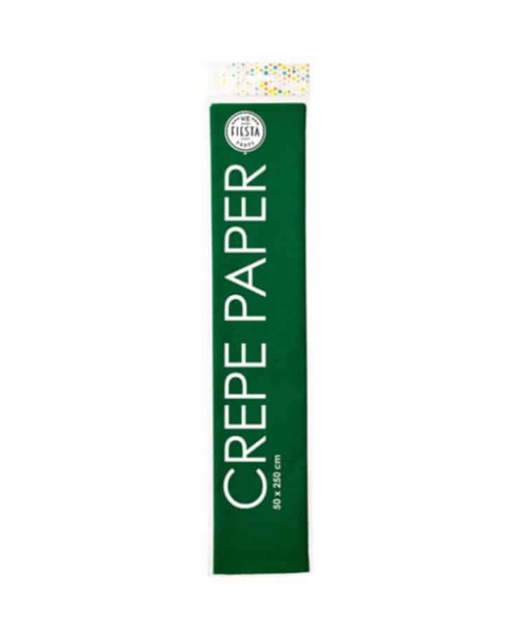 crepe papier kerstmis donker groen