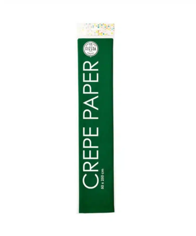 crepe papier kerstmis donker groen