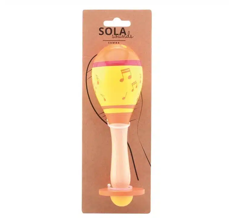 Sola Sounds houten maraca baby