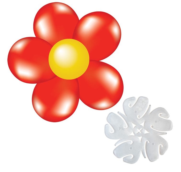 ballonnen clip om bloemen te maken met ballonnen