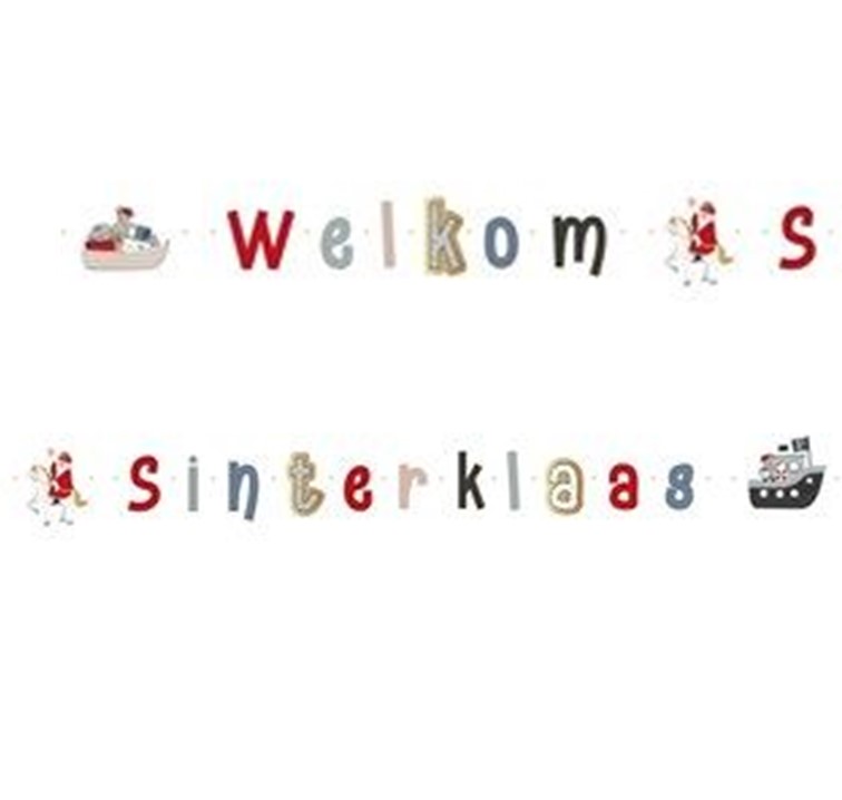439902 letterslinger welkom sinterklaas piet & co