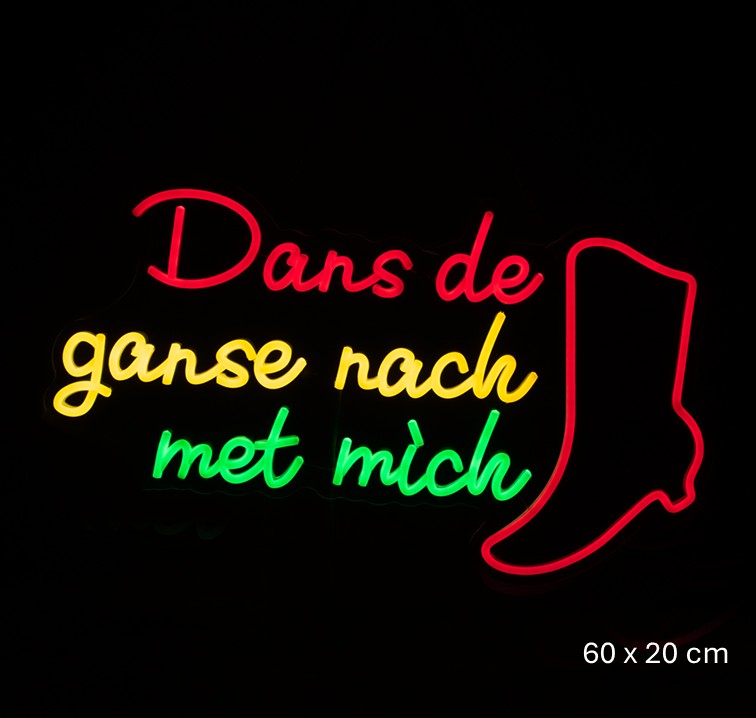 92066 p Lichtreclame Dans de ganse nach met mich