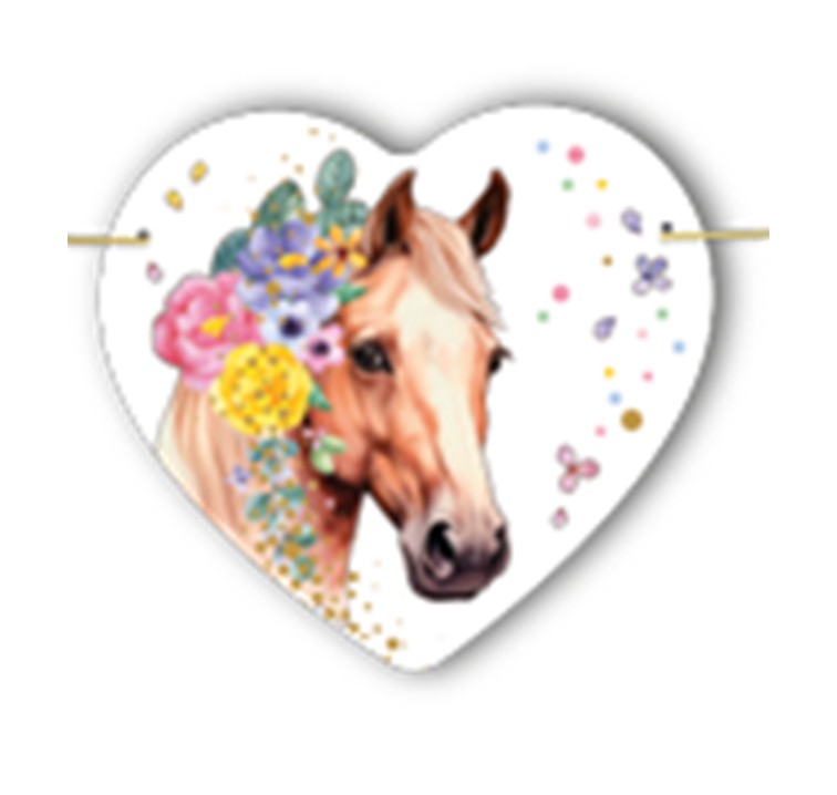 paarden versiering knop