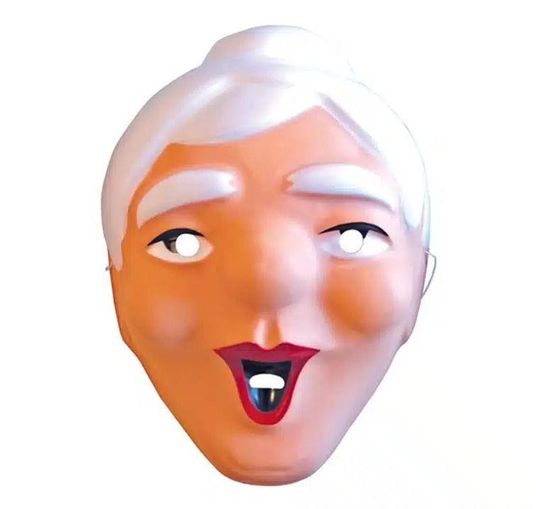 Masker sarah om een sarahpop aan te kleden