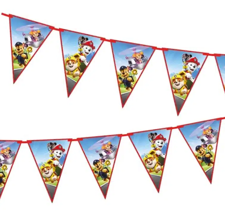 Vlaggenlijn Paw Patrol papier