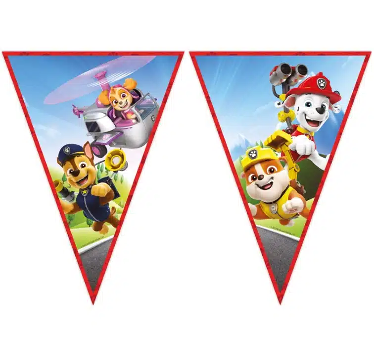 vlaggenlijn paw patrol
